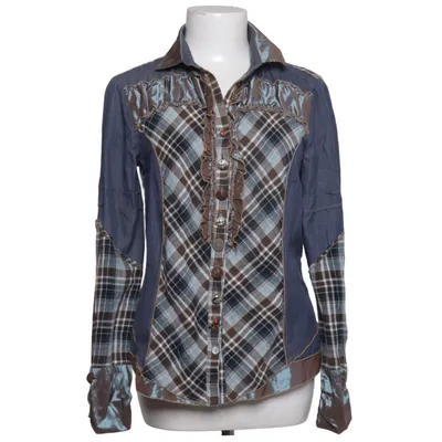 Blouse (Blue, Brown, Multicolored) from Bottega Cotton, Polyester