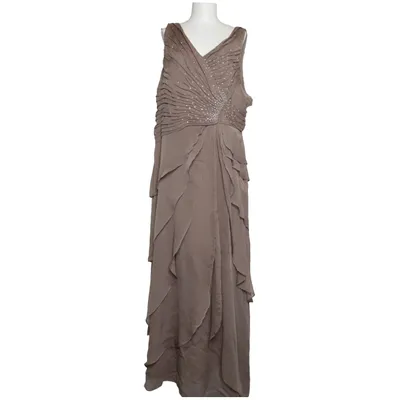 Aftonklänning (Beige) från Ashley Brooke Polyester