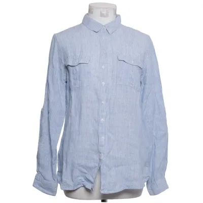 Shirt (Blue, White) from Monoprix Autre Ton Linen