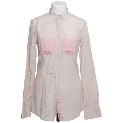 Shirt (Beige, Pink) from Aglini Cotton, Silk