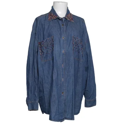 Denim shirt (Blue, Multicolored) from Di Bari Cotton
