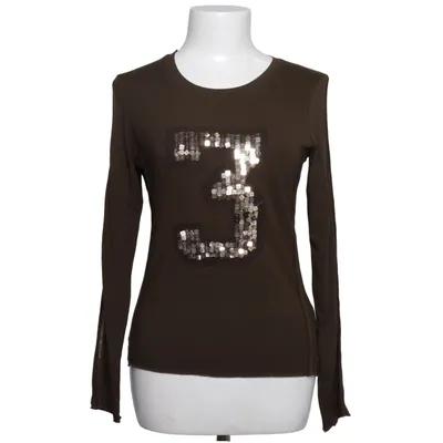 Langærmet t-shirt (Grøn) fra Jones Elastan, Viscose