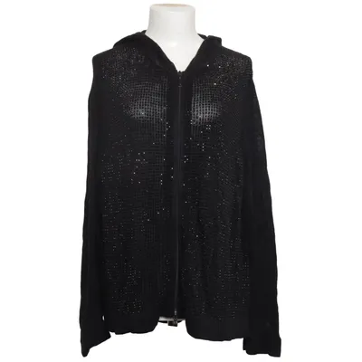 Huvtröja (Svart) från Monari Bomull, Linne