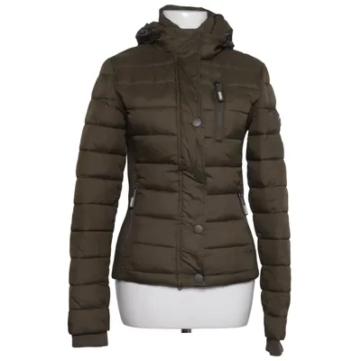 Vinterjacka (Grön) från Superdry Pälsimitation, Nylon