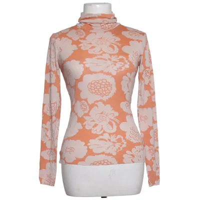 Turtleneck (Orange, Beige) from Marimekko