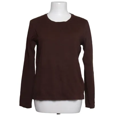 Langarmshirt (Braun) von Uniqlo Baumwolle, Elasthan