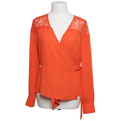 Wrap blouse (Orange) from Ciminy Polyester