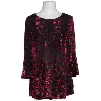Blouse (Black, Red) from Couture Line Elastane, Polyamide, Polyester
