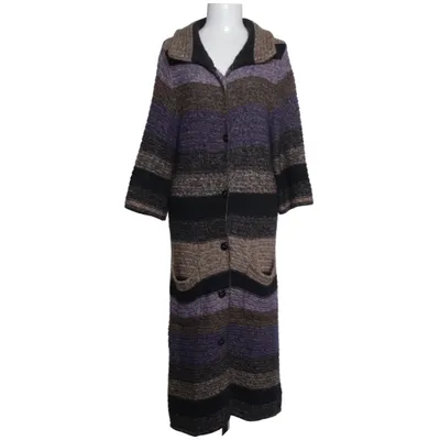 Cardigan (Purple, Brown, Black) from Turnover Cotton, Mohair, Polyamide, Wool