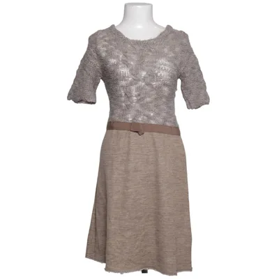 Kjole (Grå, Brun) fra Loom Akryl, Alpacauld, Bomuld, Nylon