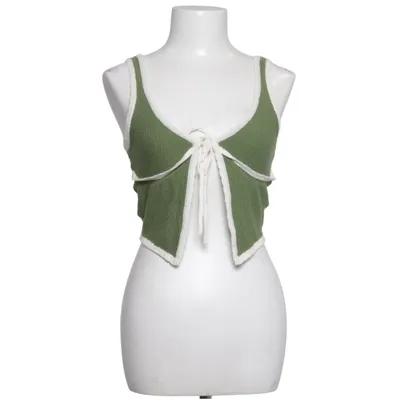 Crop top (Green, White) from Cider Nylon, Recycled polyester
