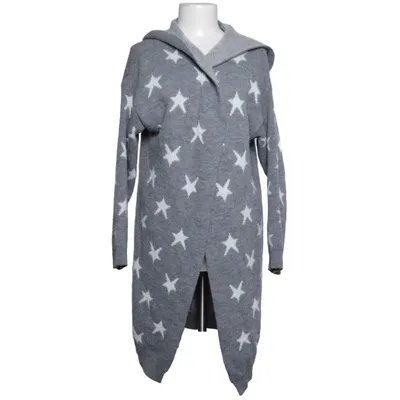 Cardigan (Grå, Hvid) fra Yida Akryl, Alpacauld, Viscose