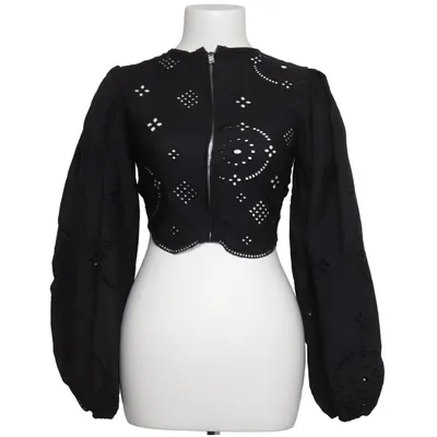 Crop top (Noir) de Ganni Coton biologique