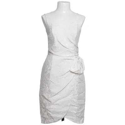 Cocktailjurk (Wit) van Venitti Polyester, Viscose