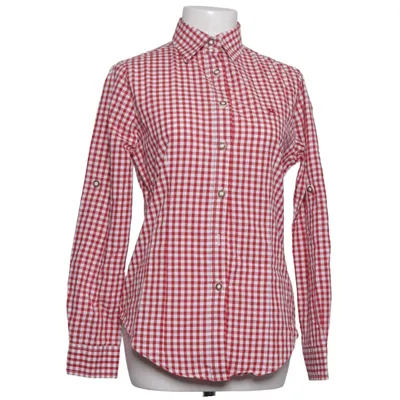 Shirt (Red, White) from Os Trachten Cotton, Polyester