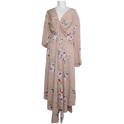 Dress (Beige, Multicolored) from AnnaLisa Polyester