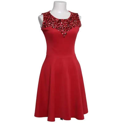 Robe (Rouge) de Lila Rose Élasthane, Polyester