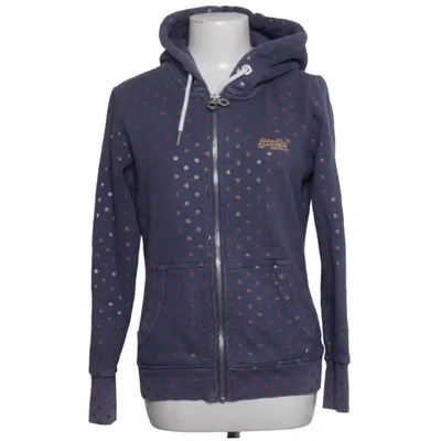 Capuchon sweater (Blauw, Goud) van Superdry Katoen, Polyester
