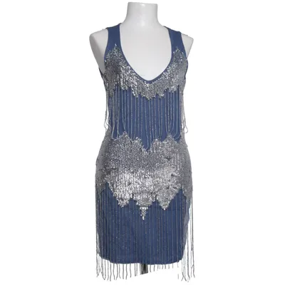 Cocktail dress (Blue, Silver) from Met Viscose