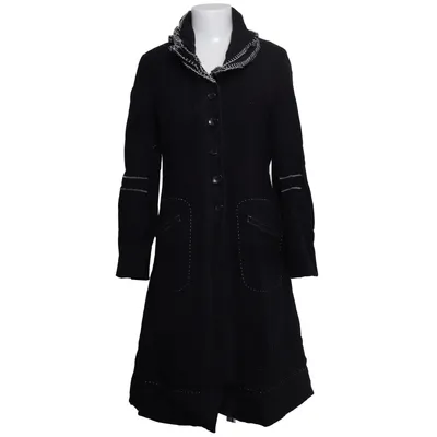 Coat (Black) from One Step Cotton, Polyester, Wool