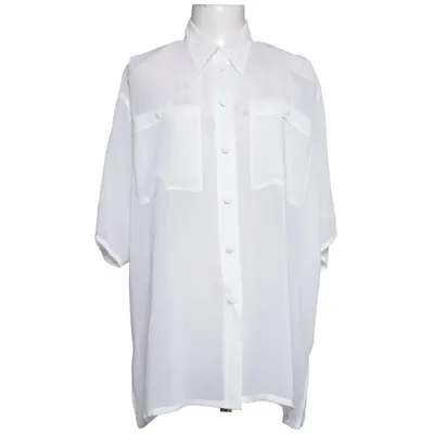 Short sleeve shirt (White) from Tru Blouse Polyester