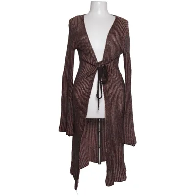 Cardigan (Marron, Rose) de Siste's Acrylique, Mohair, Nylon, Laine