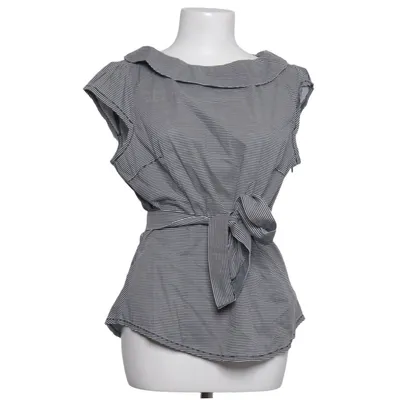 Top (Schwarz, Weiß) von QS by S.Oliver Baumwolle, Elasthan, Polyamid