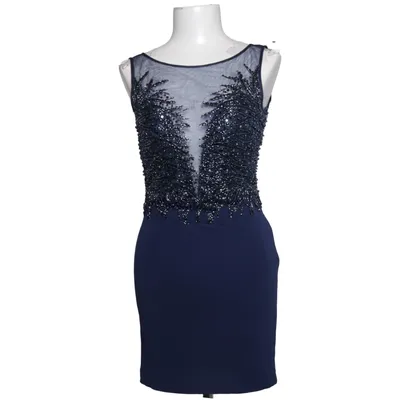 Robe de cocktail (Bleu) de Basix Polyester