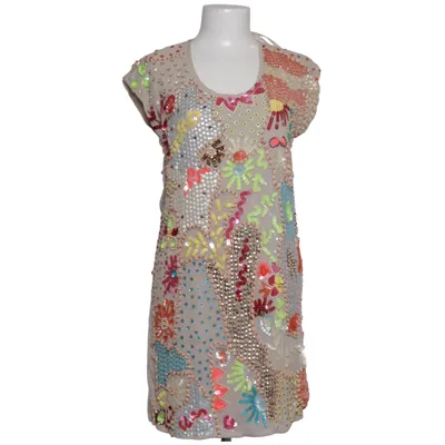 Cocktailkjole (Beige, Flerfarvet) fra Hoss Intropia Bomuld, Polyester, Viscose