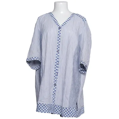 Top (Blue, White, Multicolored) from Sempre Priu Cotton, Polyester