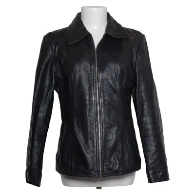 Leather jacket (Black) from Oakwood Leather, Nylon