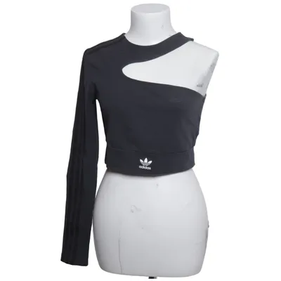 Crop top (Gray) from Adidas Originals Cotton, Elastane