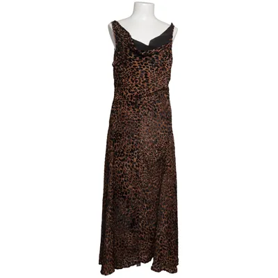 Maxi dress (Brown, Black) from ASOS Design Polyester, Viscose