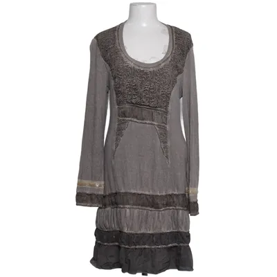 Kleid (Grau, Braun) von Elisa Cavaletti Angora, Elasthan, Polyester