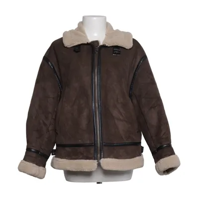 Shearlingjakke (Brun) fra Ray Beams Akryl, Bomuld, Kunstlæder, Polyester