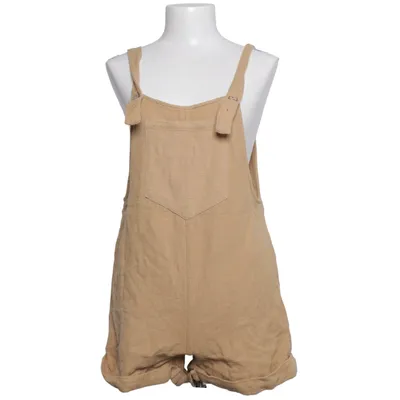 Latzhosen Shorts (Beige) von Ghanda Baumwolle