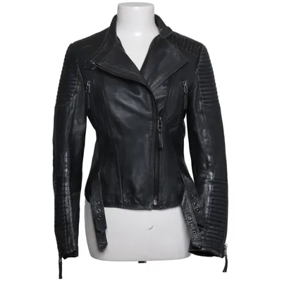 Bikerjakke (Sort) fra Zara Basic Læder, Polyester