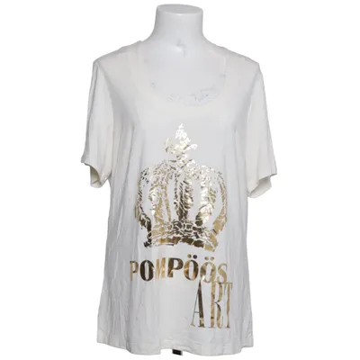 T-shirt (Hvid) fra Pompöös Elastan, Viscose