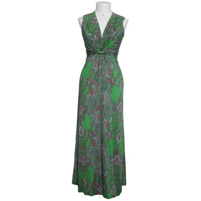 Maxi dress (Green, Multicolored) from Lady Lol Paris Elastane, Polyester