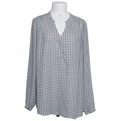 Blouse (White, Black) from Mint & Berry Polyester