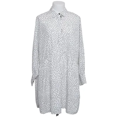 Skjortklänning (Vit, Svart) från Zara Basic Collection Polyester