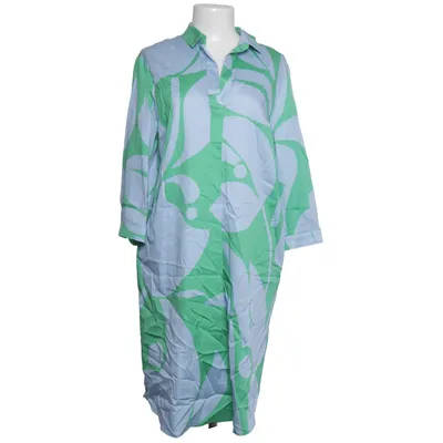 Robe chemise (Vert, Bleu) de Va Bene Coton, Élasthane