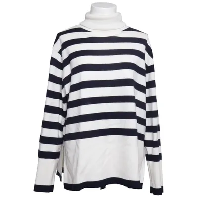 Turtleneck (Blue, White) from Finery Modal, Polyamide, Viscose, Wool
