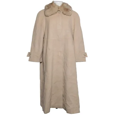 Frakke (Beige) fra Lodenfrey Acetat, Alpacauld, Polyamid, Viscose