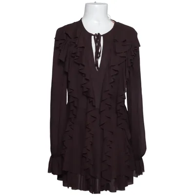 Blouse (Marron) de Zara Élasthane, Polyester