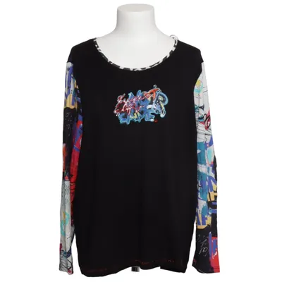 Topp (Svart, Flerfärgad) från Pause Café Elastan, Polyester, Viskos