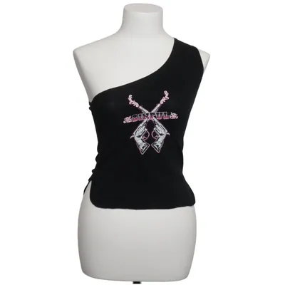 Topp (Svart) från Sinful Bomull, Elastan