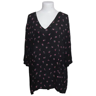Blouse (Zwart, Roze) van Janina