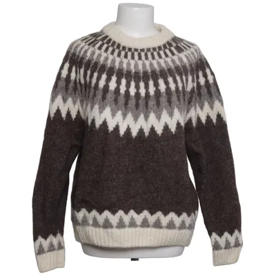 Strickpullover (Braun, Weiß, Grau) von Lands' End Alpakawolle