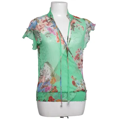 Top (Green, Multicolored) from Traffic People Silk